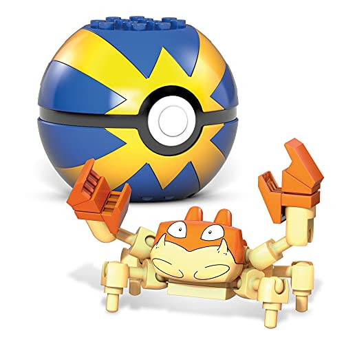 Mega Construx Pokemon Krabby Construction Set, Building Toys for Kids Mega Construx Pokemon Krabby Construction Set, Building Toys for Kids