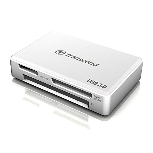 Transcend USB 3.0 Super Speed Multi-Card Reader for SD/SDHC/SDXC/MS/CF Cards -TS-RDF8W-