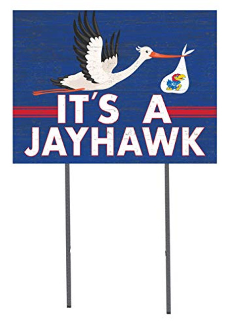 KH Sports Fan 18x24 Lawn Sign Stork Yard Sign It's A Kansas Jayhawks KH Sports Fan 18x24 Lawn Sign Stork Yard Sign It's A Kansas Jayhawks