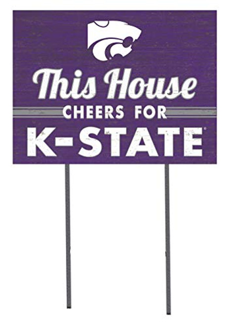 KH Sports Fan 18x24 Lawn Sign Kansas State Wildcats KH Sports Fan 18x24 Lawn Sign Kansas State Wildcats