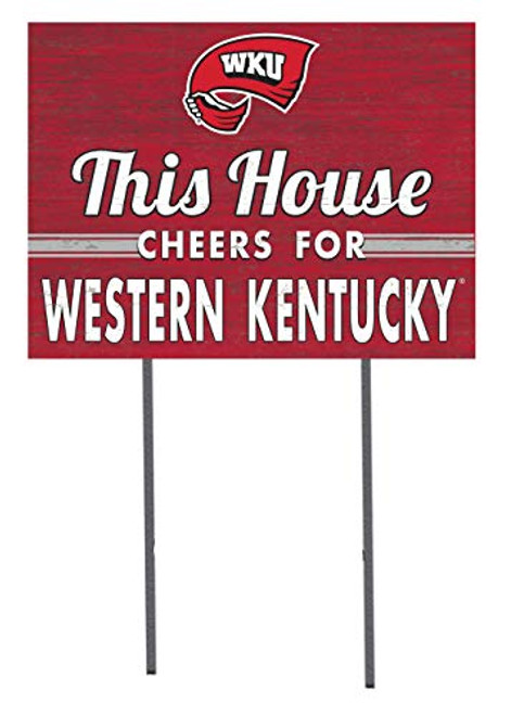 KH Sports Fan 18x24 Lawn Sign Western Kentucky Hilltoppers KH Sports Fan 18x24 Lawn Sign Western Kentucky Hilltoppers