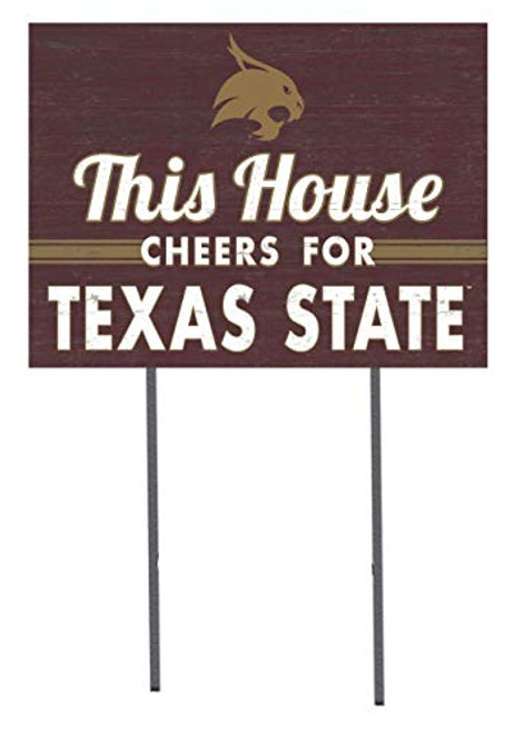 KH Sports Fan 18x24 Lawn Sign Texas State Bobcats KH Sports Fan 18x24 Lawn Sign Texas State Bobcats