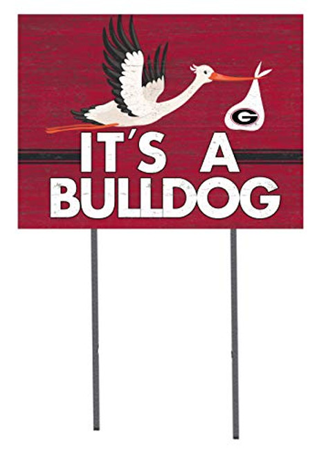 KH Sports Fan 18x24 Lawn Sign Stork Yard Sign It's A Georgia Bulldogs KH Sports Fan 18x24 Lawn Sign Stork Yard Sign It's A Georgia Bulldogs