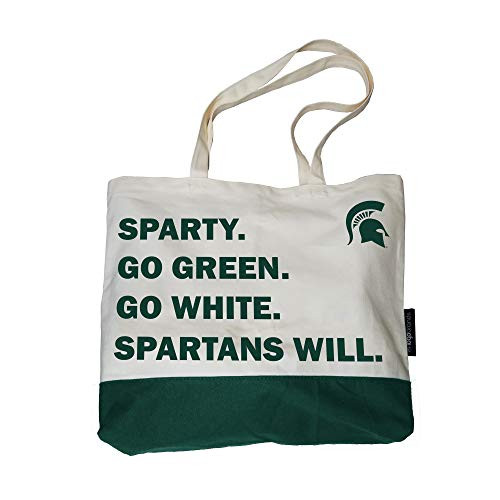 Logo Brands NCAA Michigan State Spartans Unisex Favorite Things Tote, One Size, Team Color Logo Brands NCAA Michigan State Spartans Unisex Favorite Things Tote, One Size, Team Color