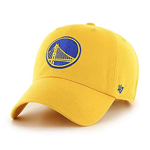 NBA Team Color Clean Up Adjustable Hat, Adult -Golden State Warriors Yellow-