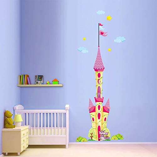 decalmile Giant Princess Castle Wall Stickers Peel and Stick Girls Wall Decals Kids Room Baby Girls Bedroom Nursery Decoration decalmile Giant Princess Castle Wall Stickers Peel and Stick Girls Wall Decals Kids Room Baby Girls Bedroom Nursery Decoration