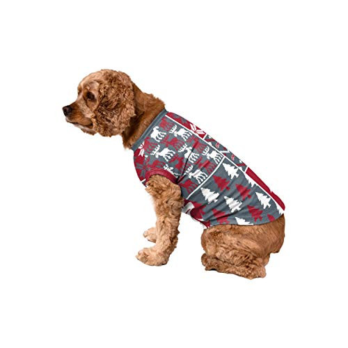 FOCO Washington State Cougars NCAA Busy Block Dog Sweater - S FOCO Washington State Cougars NCAA Busy Block Dog Sweater - S