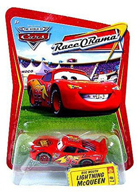 Disney / Pixar CARS Movie 1:55 Die Cast Race-O-Rama Package Bug Mouth Lightning McQueen