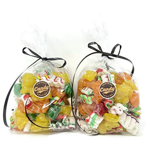 Old Fashion Baby Ribbon Hard Candy Mix, Bulk Gift Bag -Two pounds-
