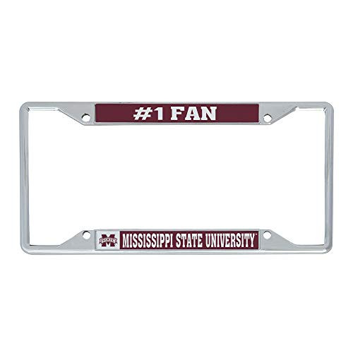 Desert Cactus Mississippi State University Metal License Plate Frame for Front or Back of Car Officially Licensed --1 Fan-