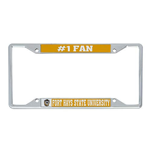 Desert Cactus Fort Hays State University Metal License Plate Frame for Front or Back of Car Officially Licensed --1 Fan-