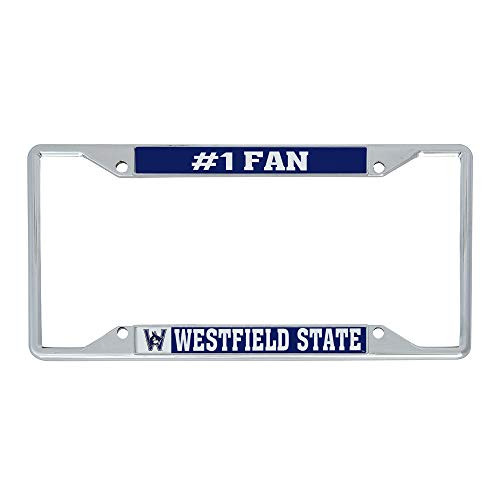 Desert Cactus Westfield State University Metal License Plate Frame for Front or Back of Car Officially Licensed --1 Fan-