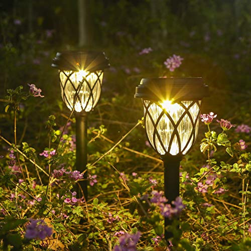 Solar Pathway Lights, Tomshine 6 Pack Solar Lights Outdoor Solar Powered Pathway Lights, LED Solar Landscape Lights Waterproof Garden Lights for Walkway Path Yard Lawn-Warm White- Solar Pathway Lights, Tomshine 6 Pack Solar Lights Outdoor Solar Powered Pathway Lights, LED Solar Landscape Lights Waterproof Garden Lights for Walkway Path Yard Lawn-Warm White-