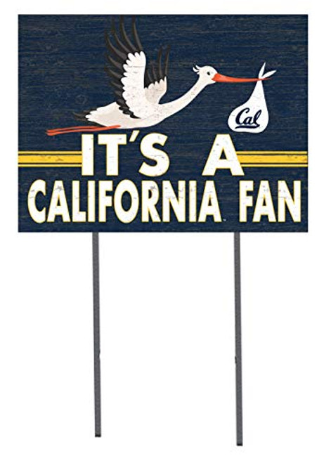 KH Sports Fan 18x24 Lawn Sign Stork Yard Sign It's A California -Berkeley- Golden Bears KH Sports Fan 18x24 Lawn Sign Stork Yard Sign It's A California -Berkeley- Golden Bears