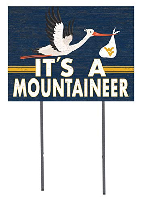 KH Sports Fan 18x24 Lawn Sign Stork Yard Sign It's A West Virginia Mountaineers KH Sports Fan 18x24 Lawn Sign Stork Yard Sign It's A West Virginia Mountaineers