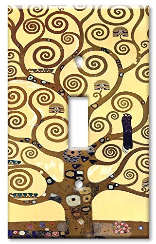 Single Gang Toggle Wall Plate - Klimt: The Tree of Life