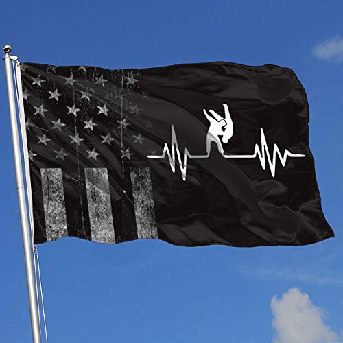 A13UDQ Outdoor Flags Worn-Out USA Flag Judo 3X5 Ft Flag for Outdoor Indoor Home Decor Sports Fan Football Basketball Baseball Hockey