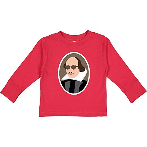 inktastic William Shakespeare Fan Toddler Long Sleeve T-Shirt 5-6 Red 1fc1d inktastic William Shakespeare Fan Toddler Long Sleeve T-Shirt 5-6 Red 1fc1d