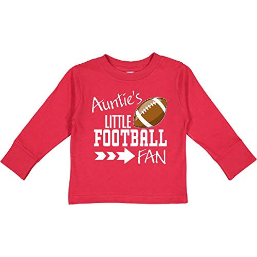 inktastic Auntie's Little Football Fan Toddler Long Sleeve T-Shirt 3T Red 31b1b inktastic Auntie's Little Football Fan Toddler Long Sleeve T-Shirt 3T Red 31b1b