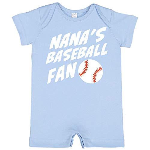 inktastic Nanas Baseball Fan Infant Romper 18 Months Light Blue 352b8 inktastic Nanas Baseball Fan Infant Romper 18 Months Light Blue 352b8