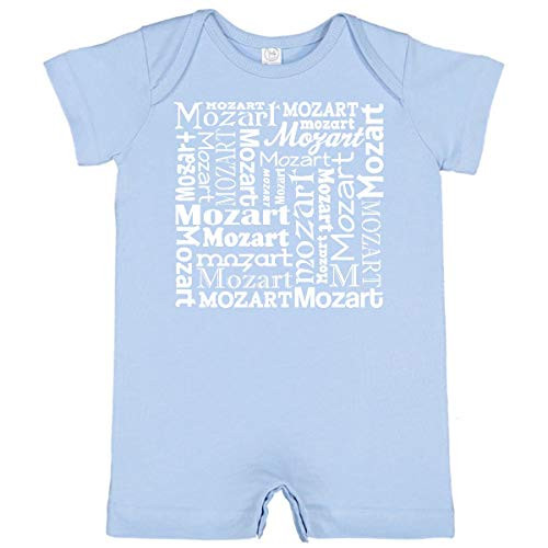 inktastic Mozart Fan Infant Romper 18 Months Light Blue F284 inktastic Mozart Fan Infant Romper 18 Months Light Blue F284