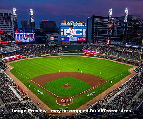 Atlanta Braves SunTrust Park MLB Baseball Field Ballpark Photo Print 1550 8x10-36x48 CHOICES
