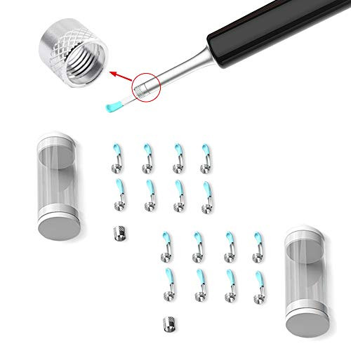 BEBIRD Ear Cleaner Tips, Bebird Original Replacement Accessories Set, Replacement Ear Spoon for M9 Pro/X11 Pro/C3/C3 Pro/K10/X17 Pro -Latest Version-Screw Buckle Structure-