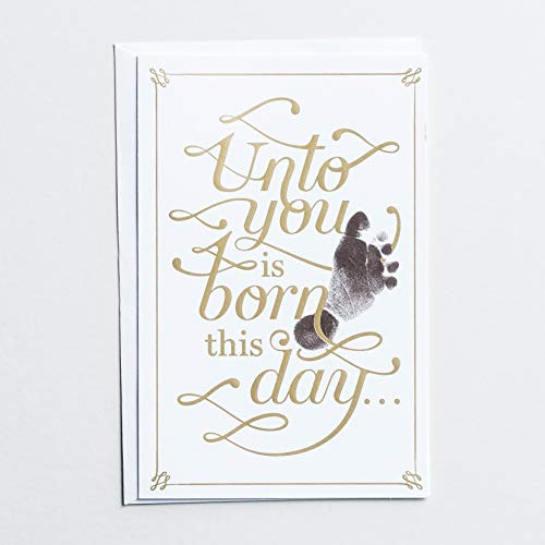 DaySpring Footprint/Handprint - 50 Christmas Boxed Cards, KJV