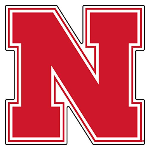 UNIVERSITY OF NEBRASKA Extra-Large 17" Logo Decal