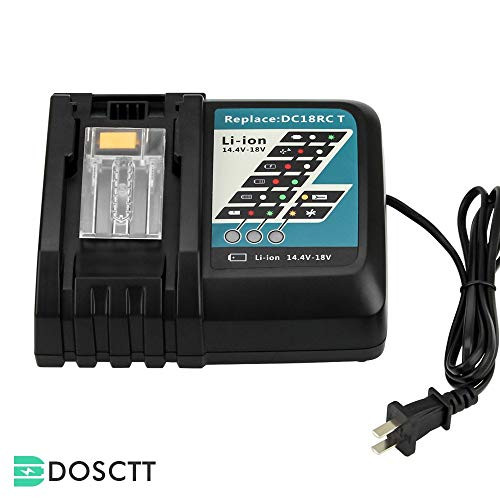 DC18RC Charger for Makita 14.4V 18V LXT Battery Lithium-Ion BL1815 BL1830 BL1840 BL1845 BL1850 BL1860