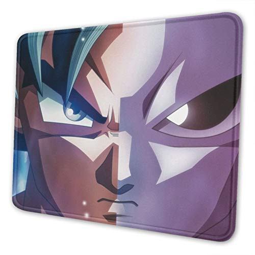 Best Fan Art Goku Ultra Instinct Non-Slip Mousepad Gaming Computer Mouse Pad Gaming Desktop Laptop Mouse Pad with Stitched Edge 10x12 in