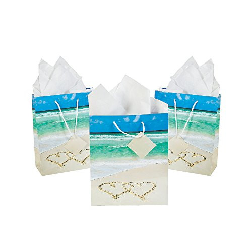 Wedding Beach Gift Bags 1 Dozen