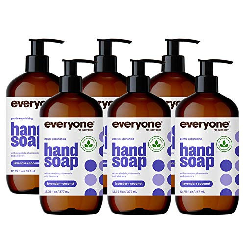 Everyone Hand Soap- Lavender and Coconut, 12.75 Ounce, 6 Count - Packaging May Vary