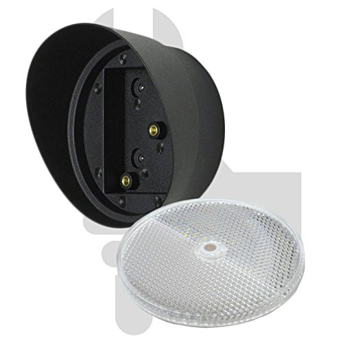 SECO-LARM Reflector  and  Hood, Round, Factor 3000X Replacement Photocell Safety Beam Reflector