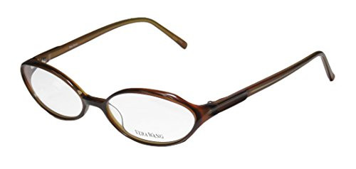 Vera Wang V103 Womens/Ladies Rxable Comfortable Oval Full-rim Eyeglasses/Glasses -52-15-138, Brown-