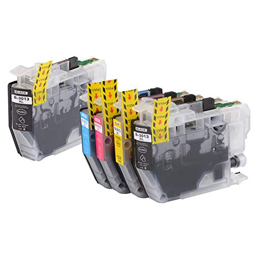JIUPIN Compatible Ink cartridges Replacement for Brother LC3013 Ink Cartridges, LC-3013 for Brother MFC-J491DW, MFC-J690DW, MFC-J895DW, MFC-J497DW Printer -2BK, 1C, 1M, 1Y-