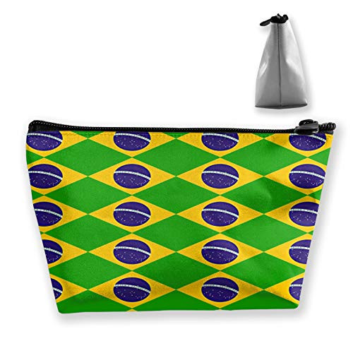 Brazil Flag Proud Soccer Cosmetic Bag Cosmetic Case Toiletry Bag Travel Case Makeup Bag Organizer For Women Travel Gifts Brazil Flag Proud Soccer Cosmetic Bag Cosmetic Case Toiletry Bag Travel Case Makeup Bag Organizer For Women Travel Gifts
