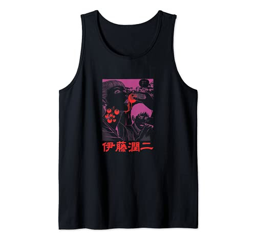 Junji Ito Girl Eating Globule Tank Top