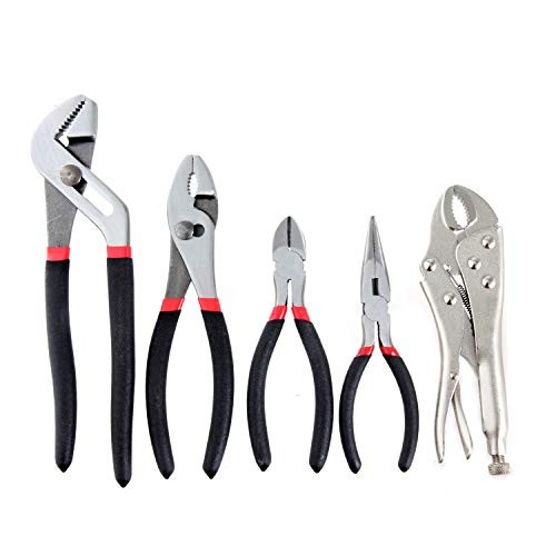 Hyper Tough 5 Piece Pliers Set UH20017J