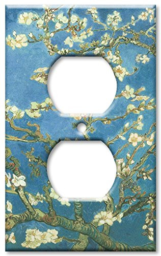 Outlet Cover Wall Plate - Van Gogh: Almond Blossoms