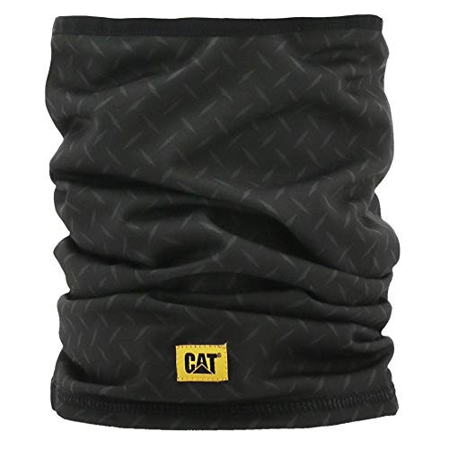 Caterpillar Men's Fleece Neck Warmer, Diamond Plate, One