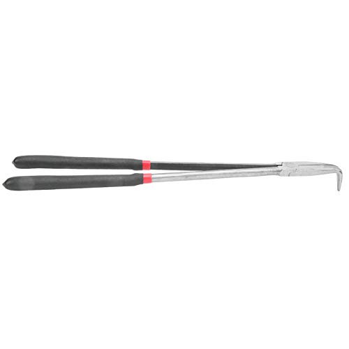 400mm/16in Curved Nose Pliers Extra Long Handle 90 Degree Angled Jaws Nose Steel Pliers Repair Tools