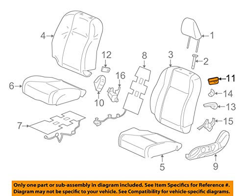 Honda Genuine 81231-TE0-A01ZC Seat Reclining Knob