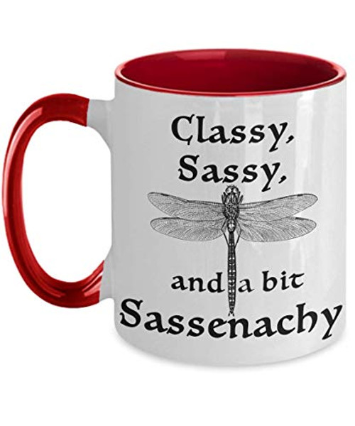 Sassenach Mug Sassenach Gifts for Outlander Fans of Jamie Fraser Clare, Classy Sassy and a bit Sassenachy Funny Merch Sassenach Mug Sassenach Gifts for Outlander Fans of Jamie Fraser Clare, Classy Sassy and a bit Sassenachy Funny Merch