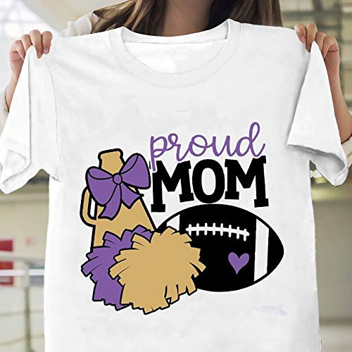 Proud Football Mom Shirt, Football Fan T-Shirt, Football Mom Shirt, Boy Mom Shirt, Mom Shirts, Gift For Mom, Mother's Day Shirt, Proud Mom T-Shirt, Long Sleeve, Sweatshirt, Hoodie