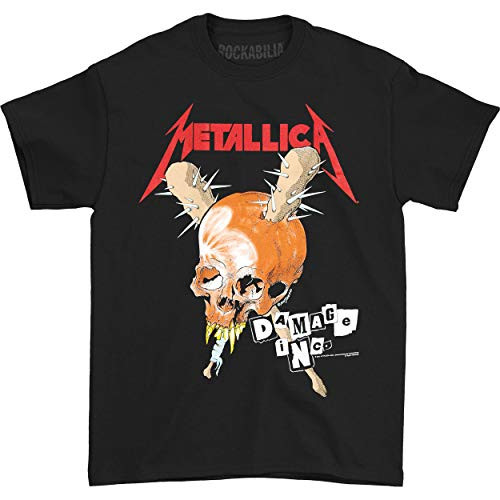 Metallica Men's Damage Inc Tour T-Shirt, Black, X-Large