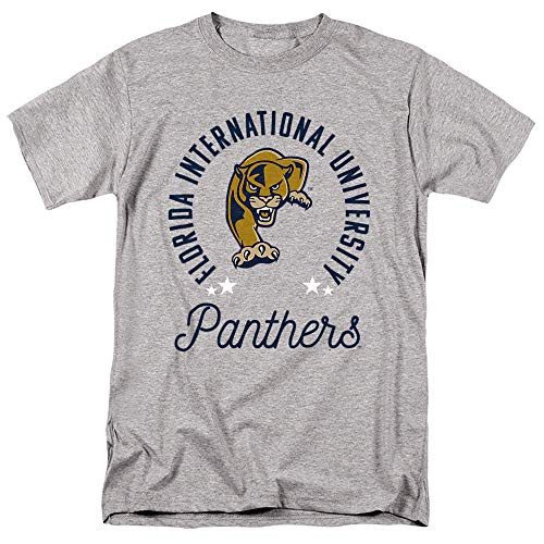Florida International University Official Panthers Unisex Adult T Shirt,Athletic Heather, Small Florida International University Official Panthers Unisex Adult T Shirt,Athletic Heather, Small