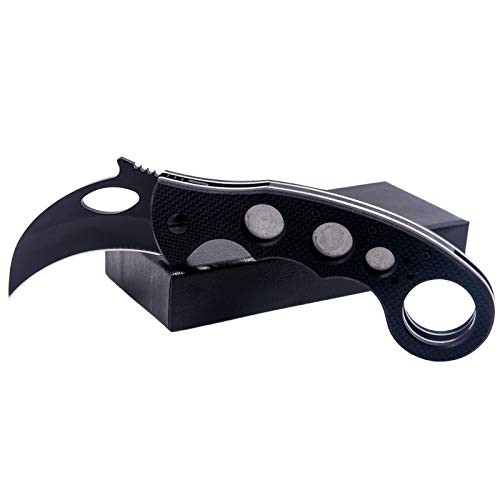 KTFNOMES Fixed Blade Knife Hunting Tactical Knife D2 Blade, Stainless Steel Handle Fixed Blade Knife for Hunting, Survival, Outdoor Utility Knife with K Sheath