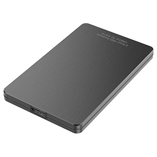 Haifmiss 320GB External Drive -Ultra Slim Portable External Hard Drive USB3.0 HDD Storage for PS4, Xbox, TV, PC, Macs, Desktop, Laptop, MacBook, Chromebook -Black-