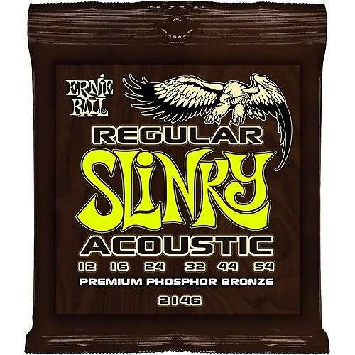2010 Ernie Ball Regular Slinky Acoustic Guitar Strings EB2146 Pictured
